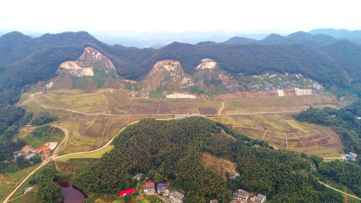 益陽市赫山區(qū)宏安石煤尾礦生態(tài)治理工程
