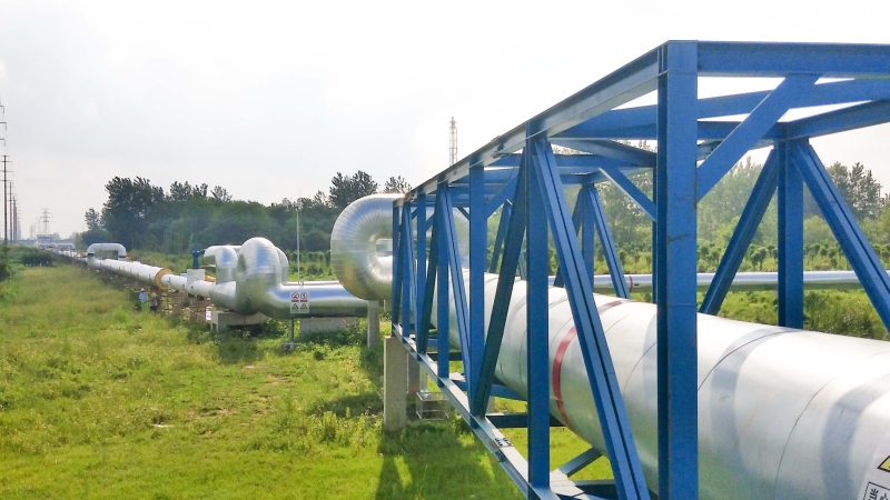 揚州市華電至實友化工、大連化工蒸汽管道工程