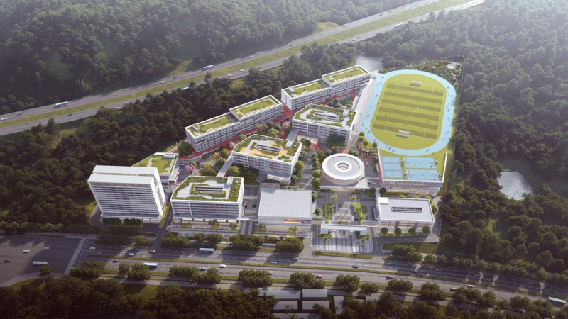 書山學(xué)徑、智谷疊蔭——韶關(guān)市華明高級(jí)中學(xué)