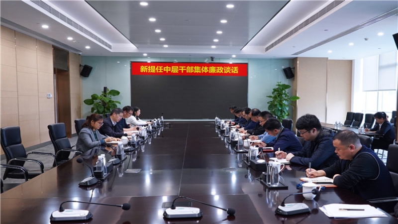 開展任前廉政談話 強(qiáng)化干部廉潔履責(zé)擔(dān)當(dāng)